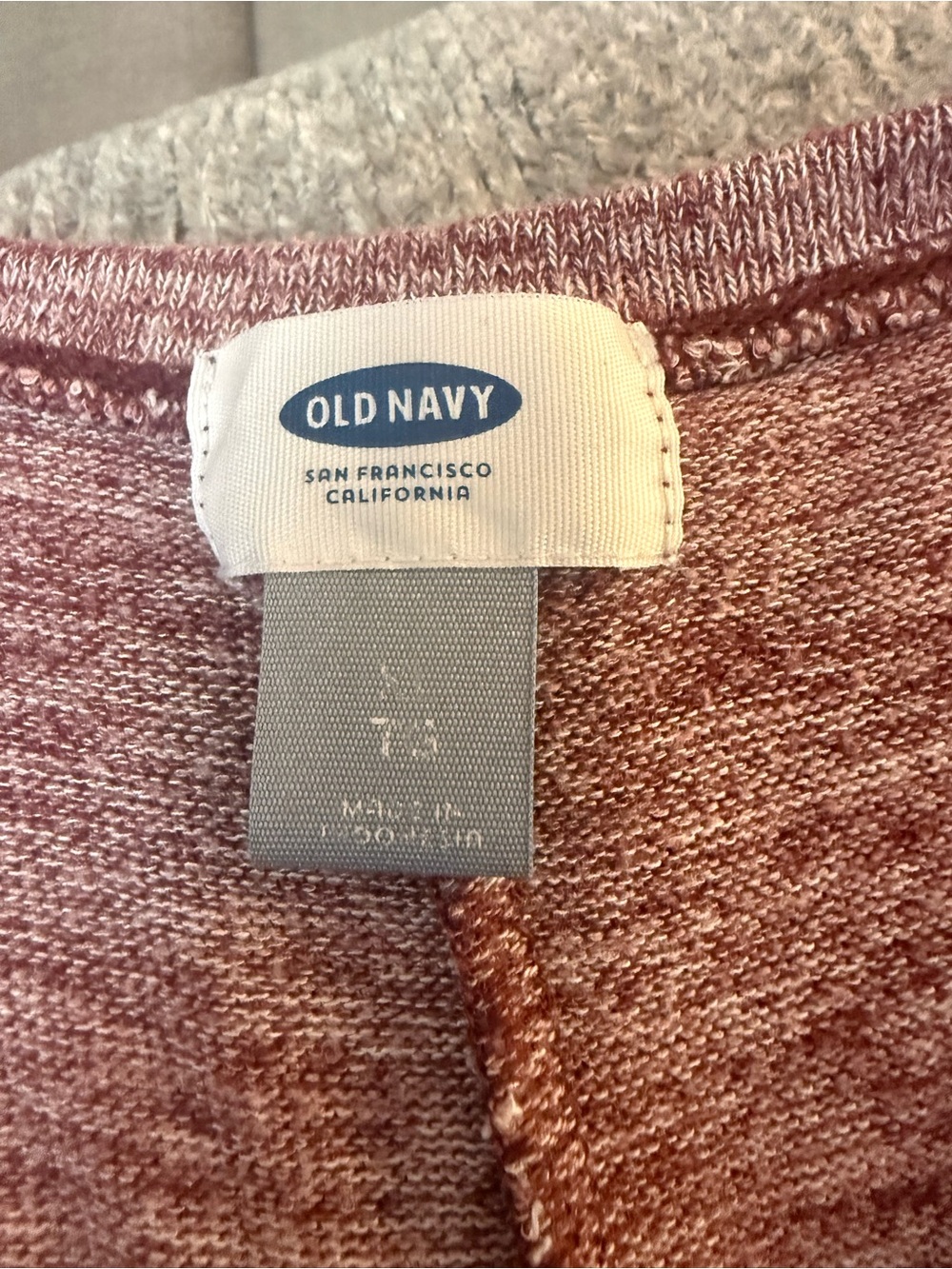 Old Navy Open-Front Marled Cardigan - Rose - Picture 3 of 3